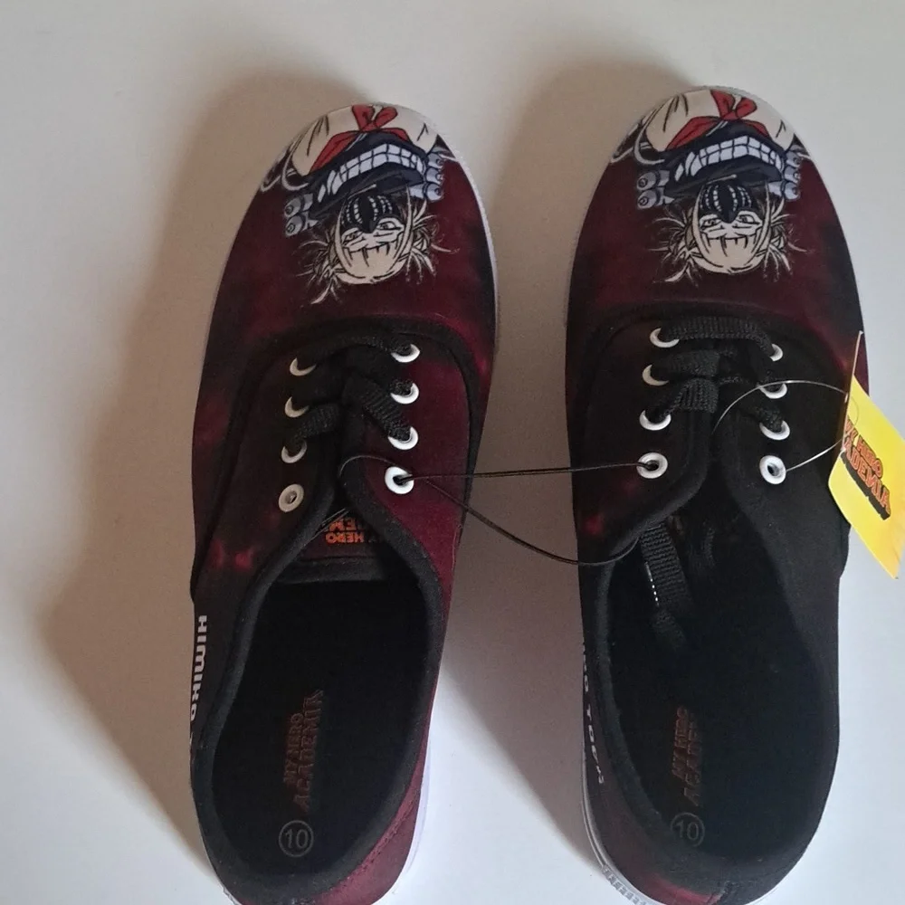 NWT My Hero Acadamia Shoes size 10 Himiko Toga Lace Up - Picture 3 of 6
